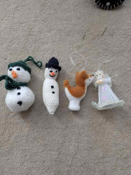 Photo of free Four Christmas decorations (Cranham Gate GL3) #1