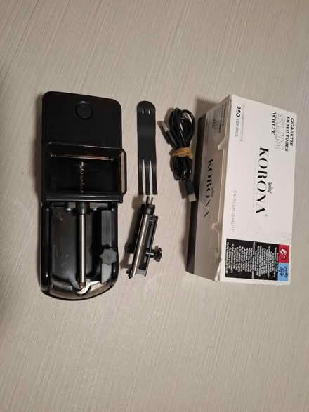 Photo of free Cigarette Machine and filter tubes (Horley RH6) #1