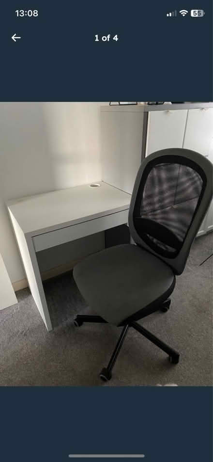 Photo of free IKEA desk and chair (HA9) #1