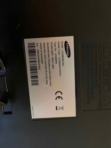 Photo of free Samsung TV - not smart (Danbury CM3) #2