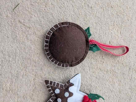 Photo of free Christmas pudding felt decorations (Cranham Gate GL3) #2