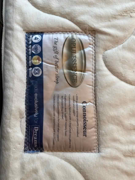 Photo of free King size bed and leather bed frame (Abbey Wood) #3