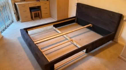 Photo of free King-size bed and headboard (Southgate N14) #4