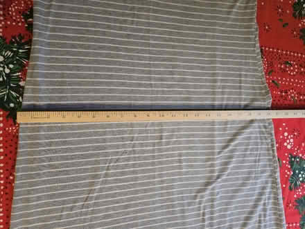 Photo of free Gray & White Striped Maxi Dress (L) (West 7th) #4