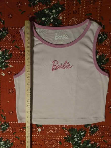 Photo of free White & Pink Barbie Tank (XL) (West 7th) #2