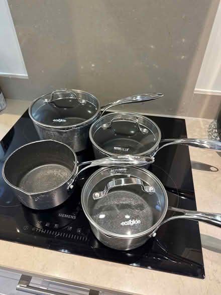 Photo of free Set of Eaziglide Neverstick 3 Professional pans plus milk pan (Woodford SK7) #1