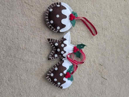 Photo of free Christmas pudding felt decorations (Cranham Gate GL3) #1
