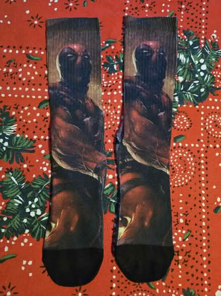 Photo of free Deadpool Socks (West 7th) #1