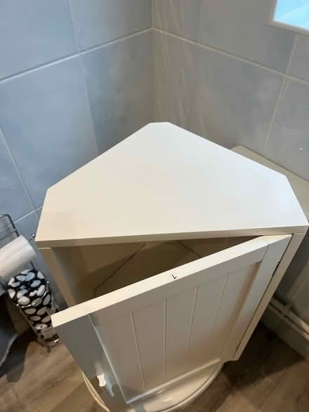 Photo of free White corner cupboard (Cooden TN39) #2