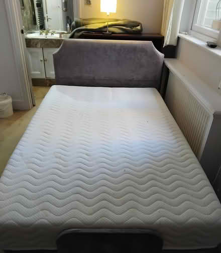 Photo of free Double bed,bookshelf,office chair (Sloane square) #1