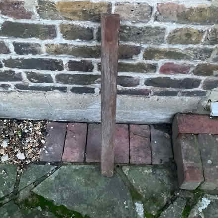 Photo of free Iroko outdoor table leg (Kingston upon Thames, Norbiton) #1