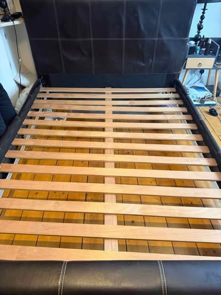 Photo of free King size leather bed (Abbey Wood) #1