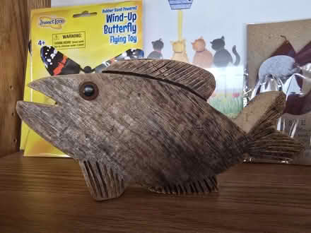 Photo of free Wooden Fish Statue (West 7th) #1