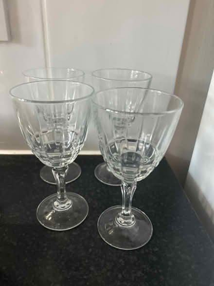 Photo of free Four wine glasses (Trumpington Ward CB2) #1