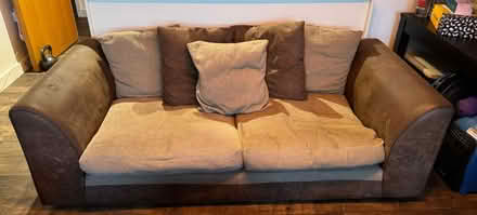 Photo of free Brown sofa (La27 8az) #1