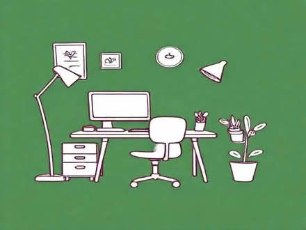 Photo of free Small office desk (Thurmaston LE4) #1