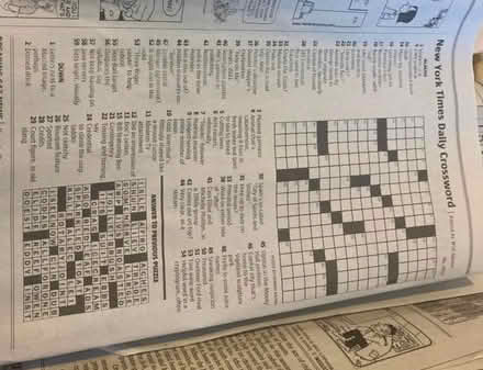 Photo of free Crosswords from daily S.Times (Ravenna) #1
