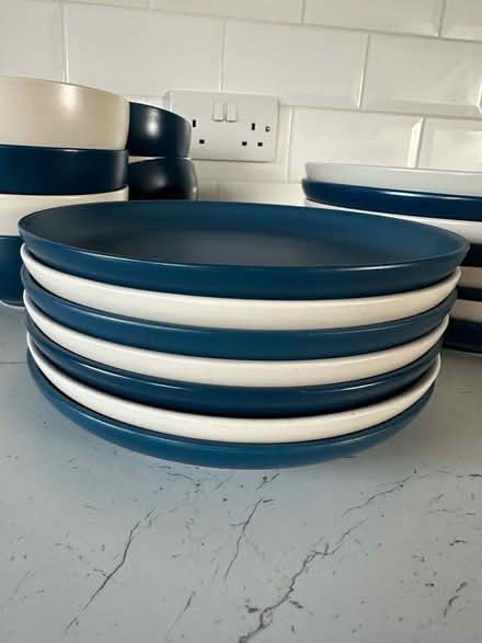 Photo of free Set of 8 big plates, 7 small plates, 8 bowls (Habitat) (Barons Court W6) #2