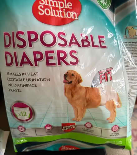 Photo of free Dog XL incontinance training pads and XXL dog nappies (Benton NE12) #1