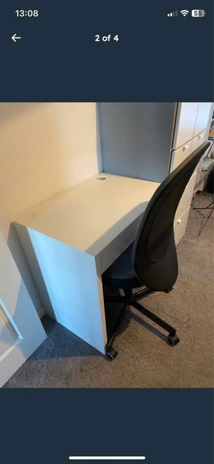 Photo of free IKEA desk and chair (HA9) #2