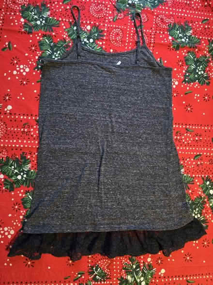 Photo of free Charcoal Tunic w/ Lace Size Medium (West 7th) #2