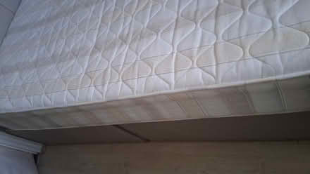 Photo of free 4ft 6" small double bed with mattress and headboard (Wavertree Nook L15) #2