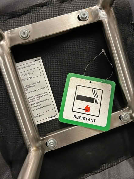 Photo of free 4 grey leather bar stools (Monkstown BT37) #2