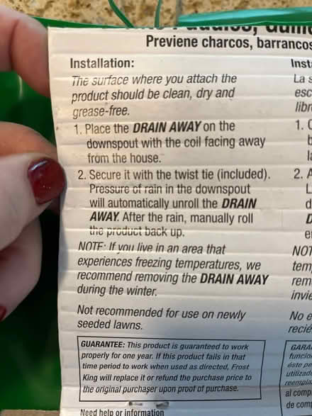 Photo of free 2 Drain away rain spout extenders (Downtown Mountain View) #3