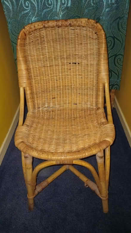 Photo of free Old woven cane chair (SG19) #1