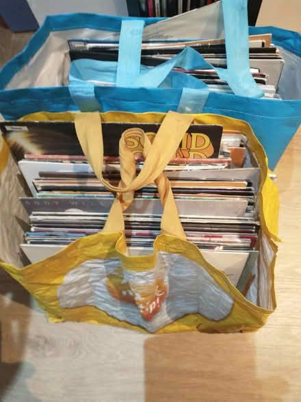 Photo of free 2 big bags of 12 inch vinyl (Mangotsfield, BS16) #1