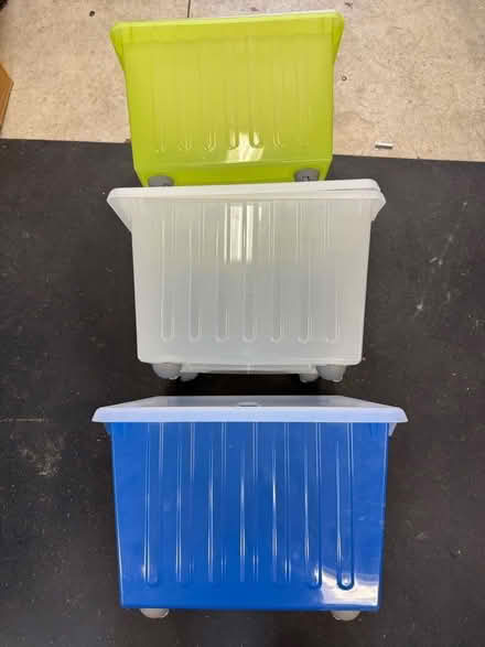 Photo of free Stacking IKEA toy boxes (Downtown Mountain View) #1