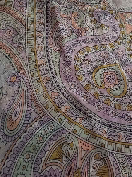 Photo of free Light Blue Paisley Scarf (West 7th) #4