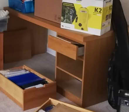 Photo of free IKEA desk 160 x 45cm (Doune FK16) #1