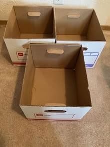 Photo of free Moving/Storage Boxes (3) (Cambrian, San Jose) #2