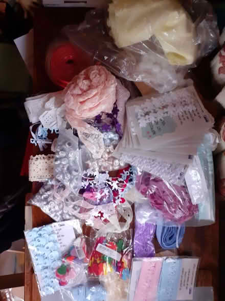 Photo of free Shoebox of craft items (Wigmore HR6) #1
