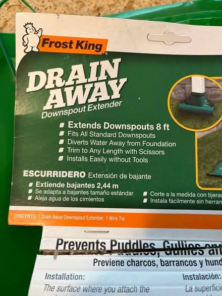 Photo of free 2 Drain away rain spout extenders (Downtown Mountain View) #2