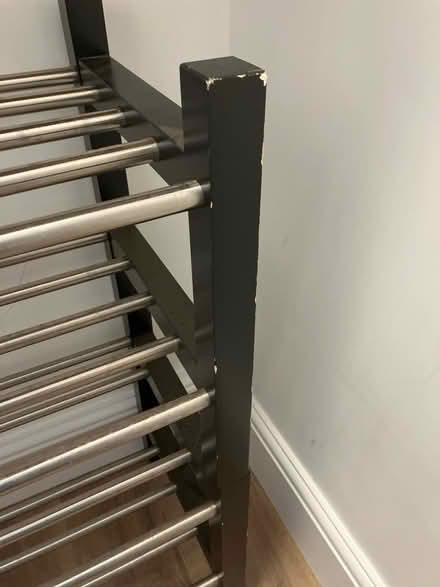 Photo of free IKEA Tjusig double shoe rack (Firswood M16) #2