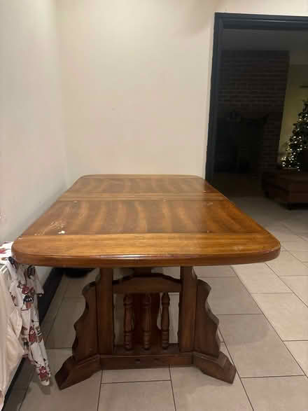 Photo of free Large oak dinning table (Ammanford SA18) #2