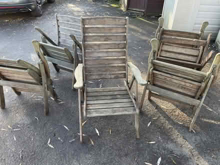 Photo of free Garden chairs (folding) (Walton on Thames KT12) #1
