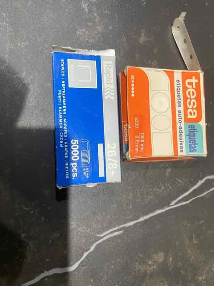 Photo of free Binder reinforcements and staples (Old Stratford MK19) #1