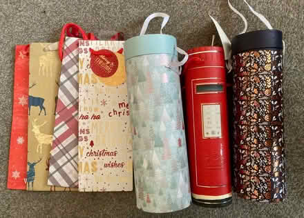 Photo of free 7 X BOTTLE BAGS/TUBES for CHRISTMAS PRESENTS (Kirkley NR33) #1