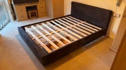 Photo of free King-size bed and headboard (Southgate N14) #3