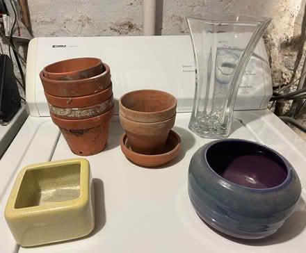 Photo of free Planters and vase (Somerville, Spring Hill) #1