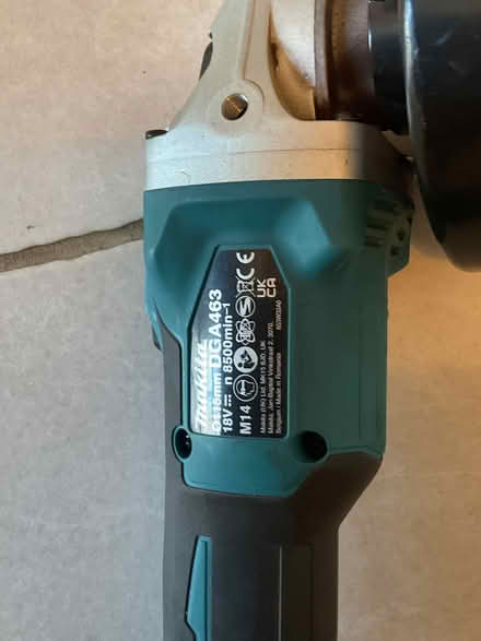 Photo of free Makita 18v discer spares or repair (Upper Radley OX14) #2