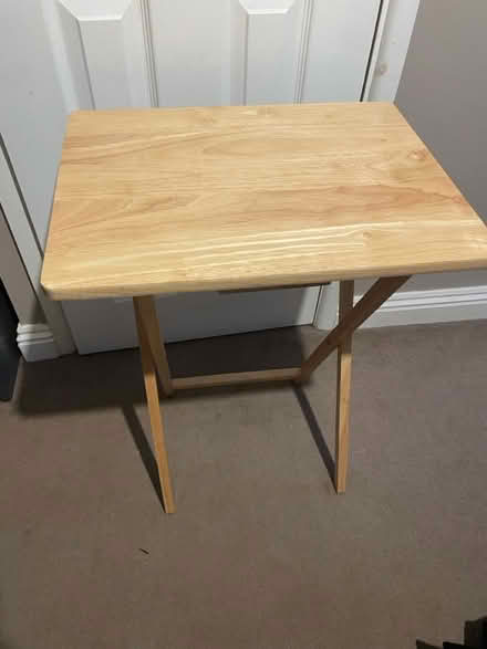 Photo of free Small foldable table (Witton Gilbert DH7) #2
