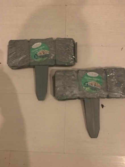 Photo of free 2 packets of grey plastic edging (Homerton E9) #1