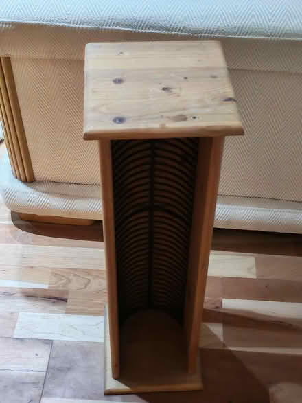 Photo of free Pine CD rack (Woodley RG5) #1