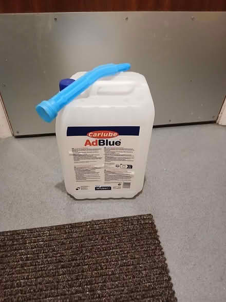 Photo of free 10L plastic container + spout (Derby DE1) #1