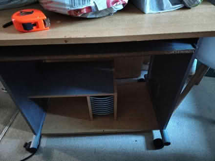 Photo of free Brown computer table (Vauxhall SW8) #2