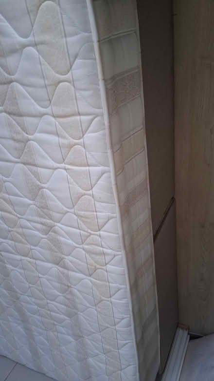 Photo of free 4ft 6" small double bed with mattress and headboard (Wavertree Nook L15) #2